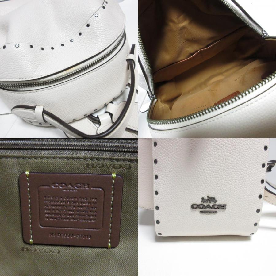 COACH（コーチ） 美品 スタッズ レザー リュックサック バックパック 