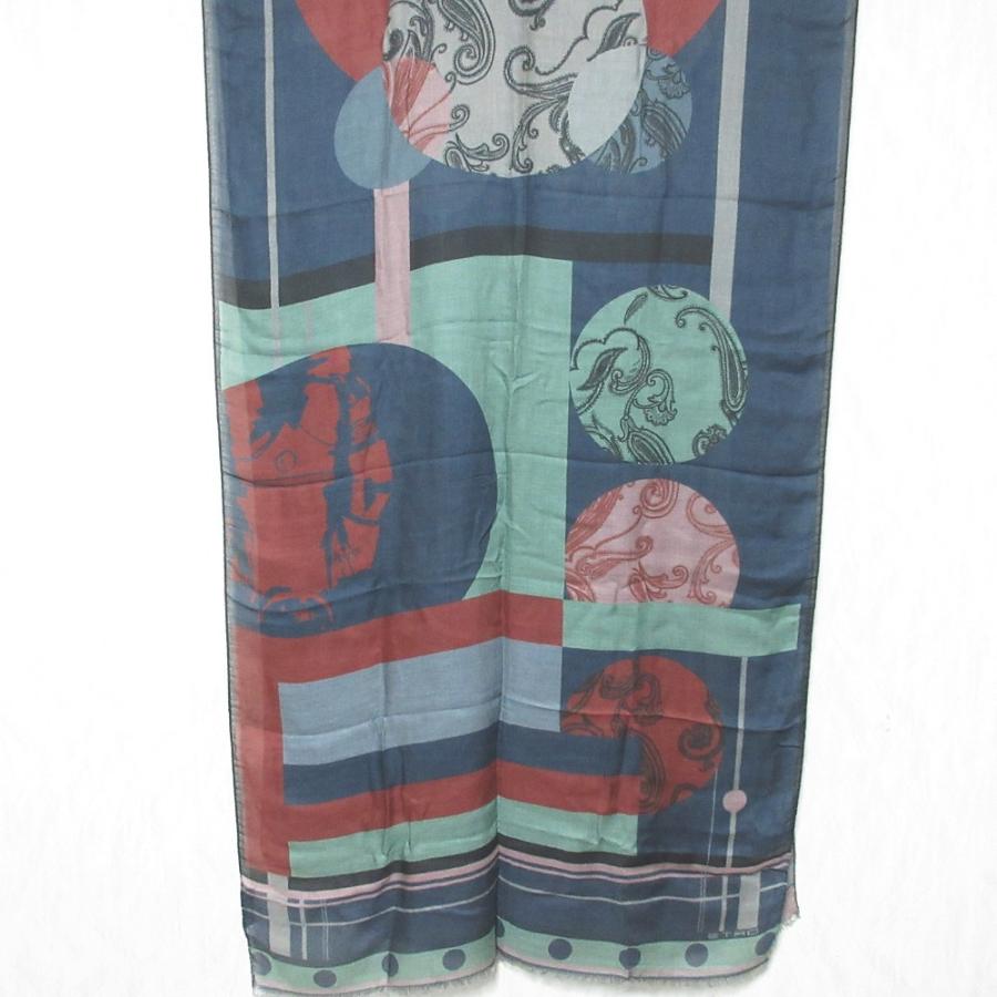 ETRO（エトロ） 美品 ペイズリー ロケット 宇宙飛行士 総柄 大判