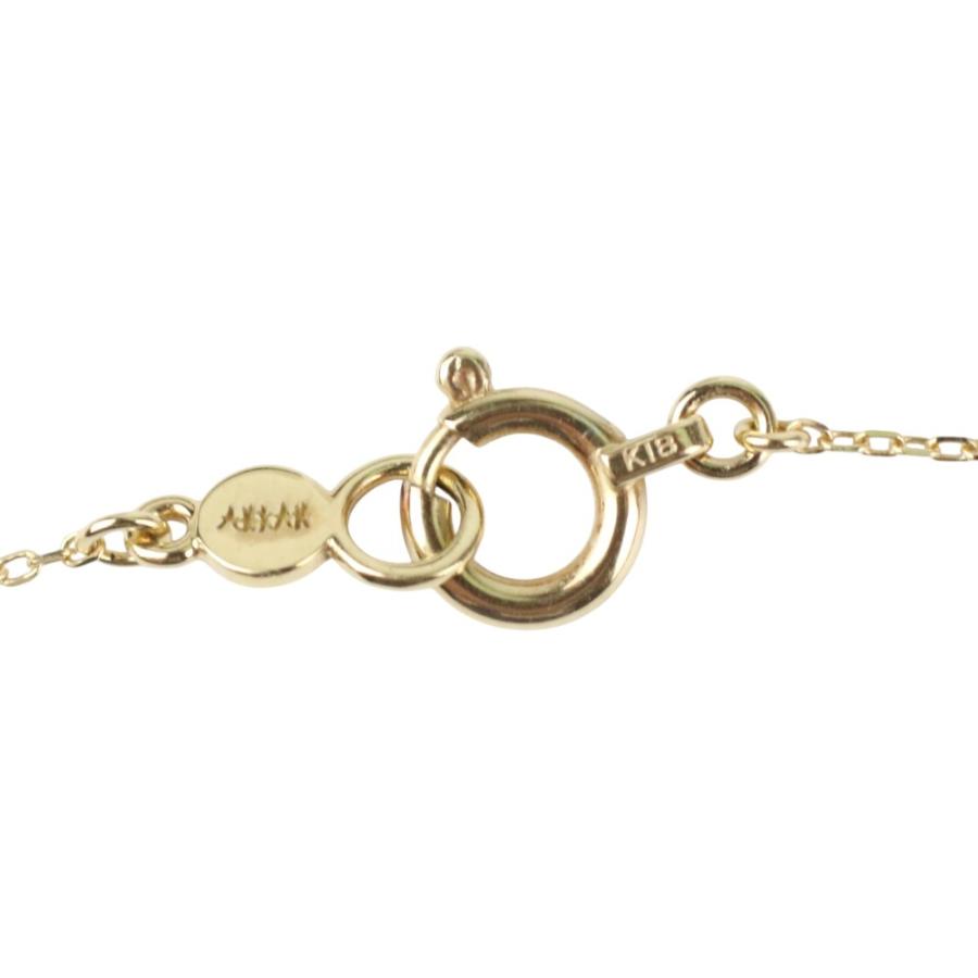 AHKAH（アーカー） 美品 K18YG ダイヤモンド 0.09ct ロゼ