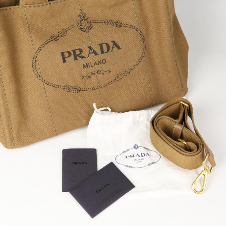 PRADA（プラダ） 美品 カナパ キャンバス 2WAYトートバッグ ショルダー 