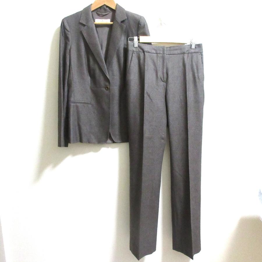 マックスマーラ スーツ セットアップ テーラードジャケット パンツ 38 訳あり】】MaxMara マックスマーラ パンツスーツ セットアップ 黒 38