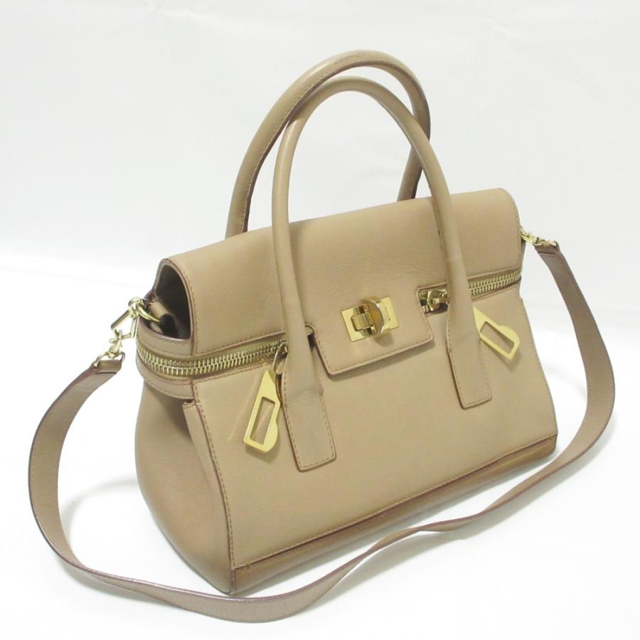 Max Mara（マックスマーラ） 良品 マルゴー レザー ターンロック 