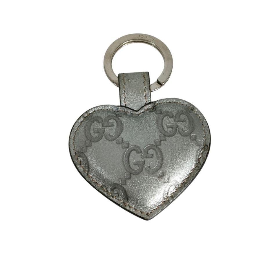 GUCCI（グッチ） 良品 シマレザー GG柄 ハート コインケース 小銭入れ