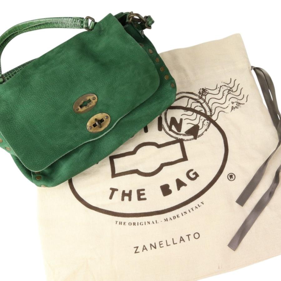 ZANELLATO（ザネラート） 良品 ポスティーナ スタッズ 2way ショルダー 