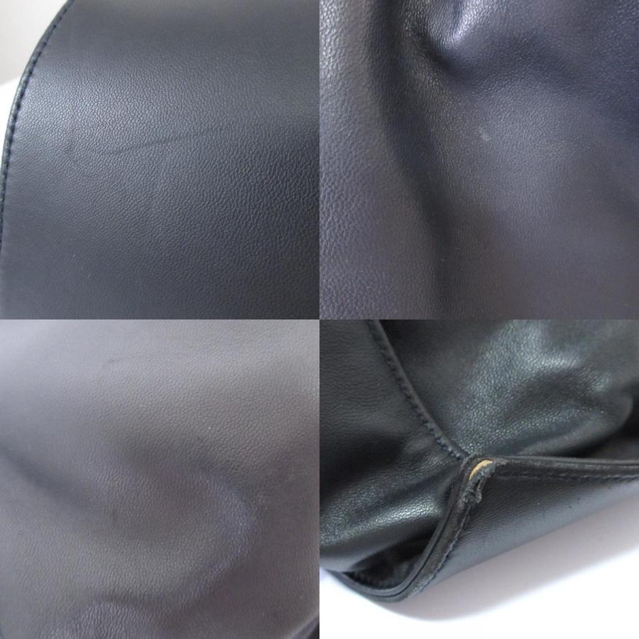 ロエベ アナグラム ネイビーショルダーバッグ ナッパレザー 巾着 LOEWE ロエベ アナグラム ナッパレザー ミニバッグ 巾着