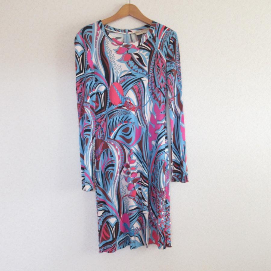 EMILIO PUCCI（エミリオプッチ） 良品 長袖 プッチ柄ストレッチ