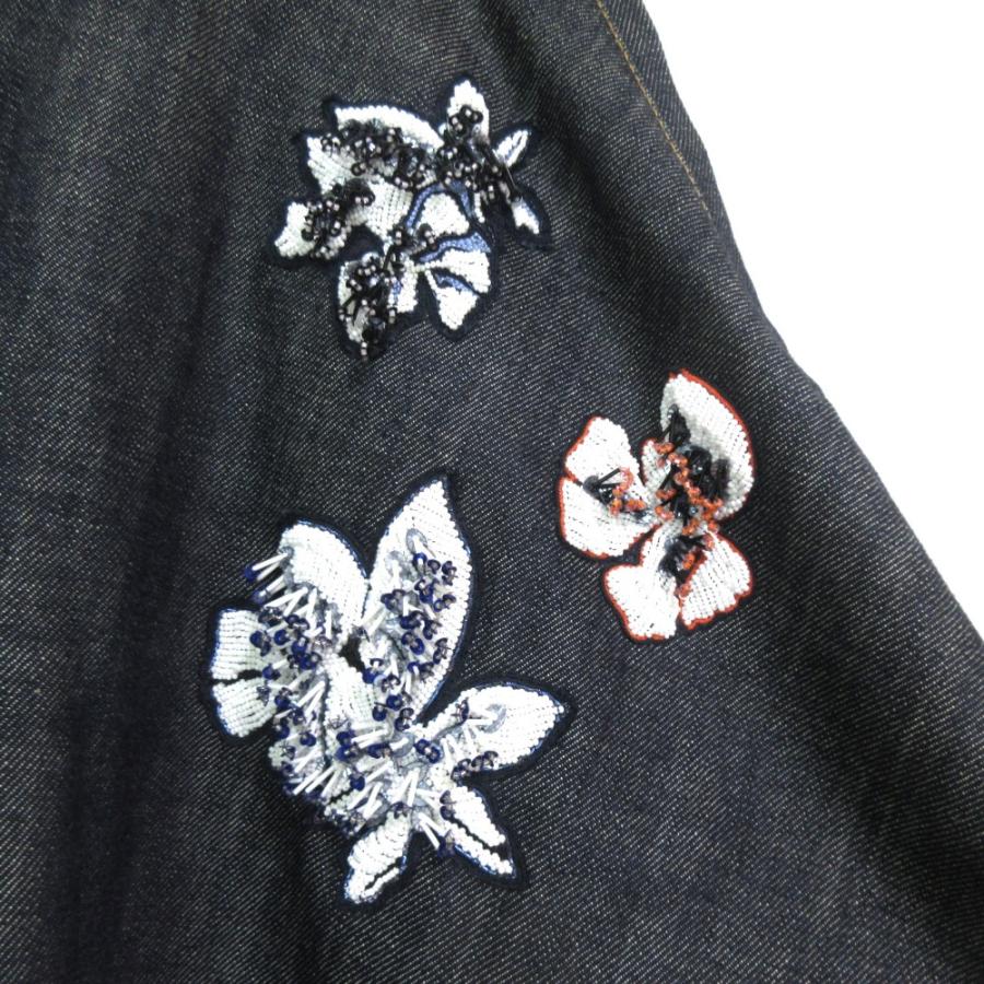 クリスチャンディオール Boutique タイトスカート 花柄 刺繍 総柄