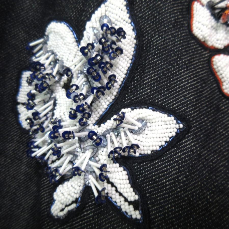 クリスチャンディオール Boutique タイトスカート 花柄 刺繍 総柄