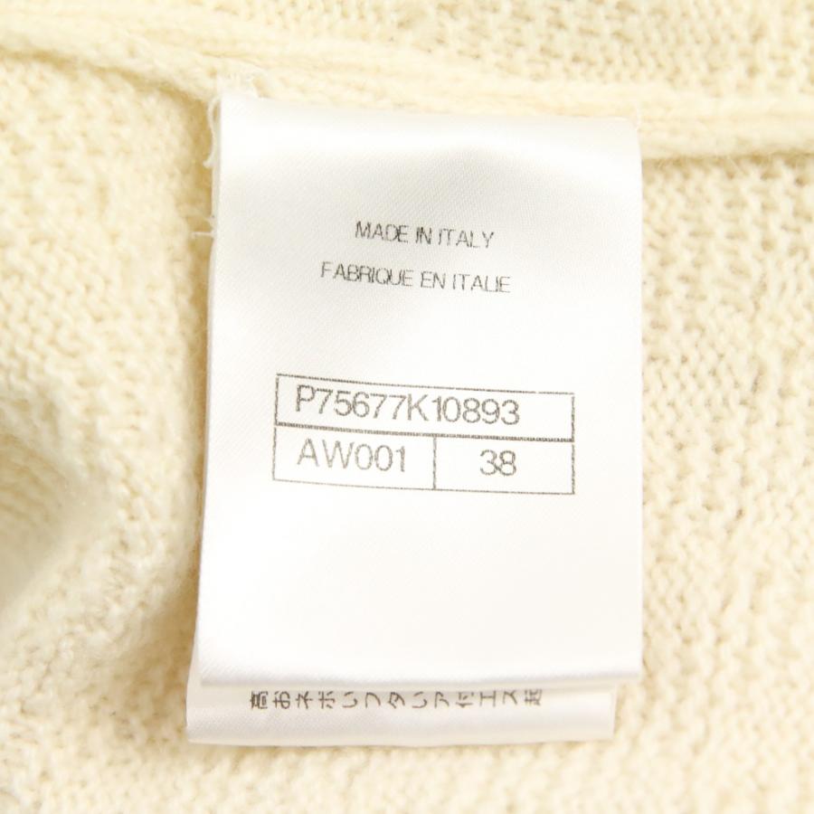 you　CHANEL カシミヤ100% CHANEL（シャネル） 美品 23B CHANEL チェーン装飾 ココボタン