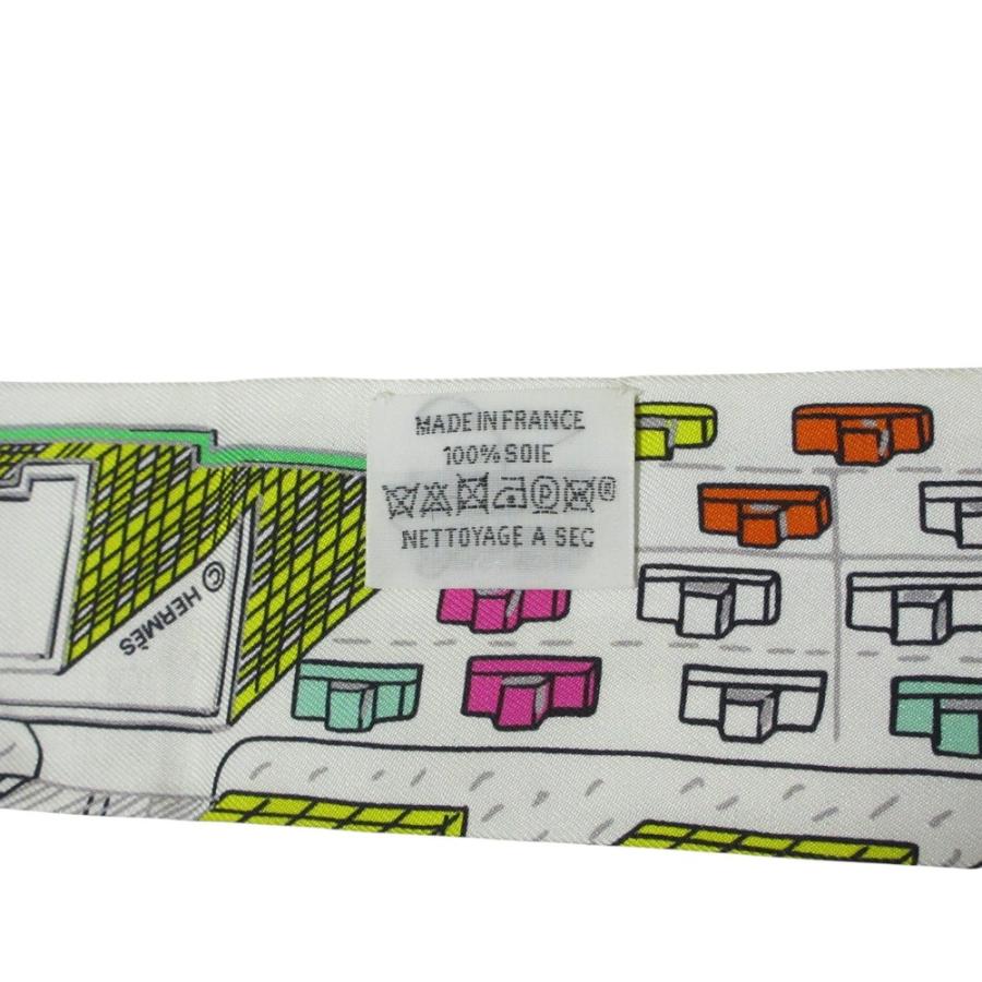 HERMES 良品 23AW エルメス ツイリー パンタンシティ シルク スカーフ  