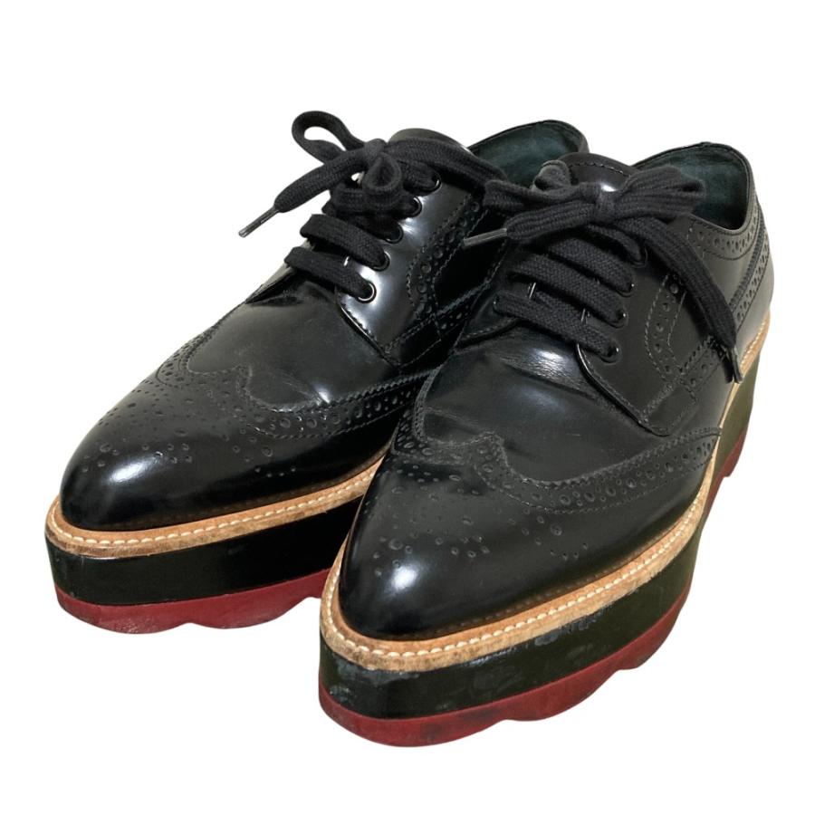 PRADA ウェーブソール ウィングチップシューズ PRADA（プラダ） 良品 ウェーブソール ウィングチップシューズ 1E935G