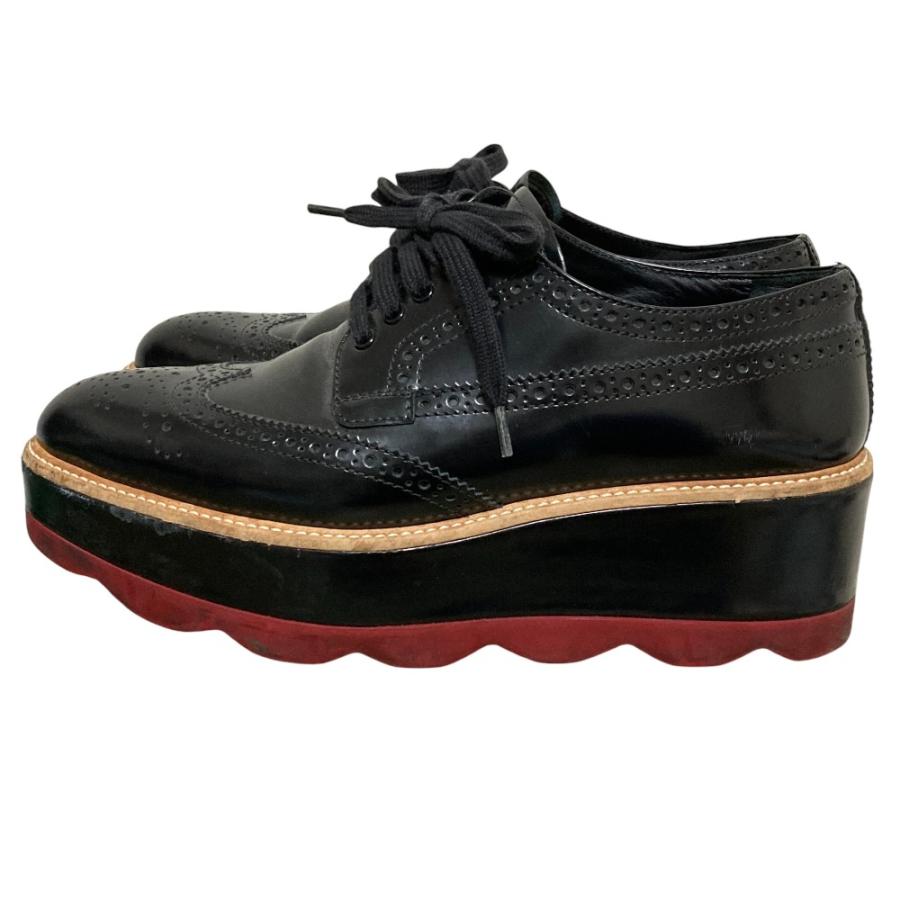 PRADA（プラダ） 良品 ウェーブソール ウィングチップシューズ 1E935G