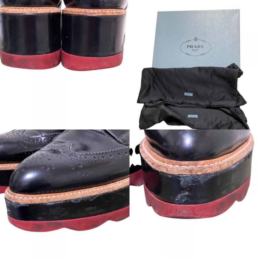 PRADA（プラダ） 良品 ウェーブソール ウィングチップシューズ 1E935G