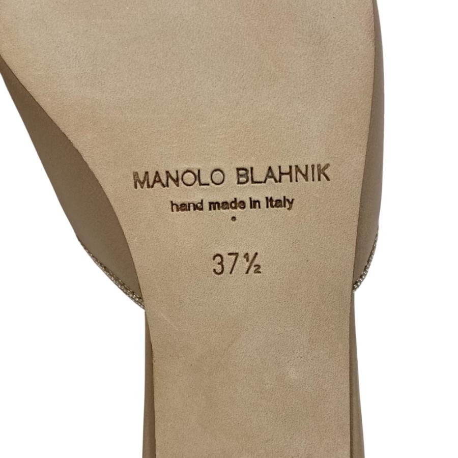 MANOLO BLAHNIK（マノロブラニク） 新品同様 CAMPARIMUFLAT レザー