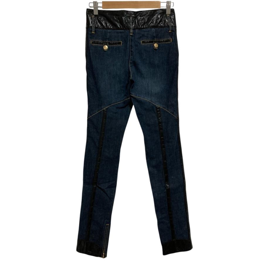 DOLCE&GABBANA（ドルチェ & ガッバーナ） 美品 ストレッチ レザー切替