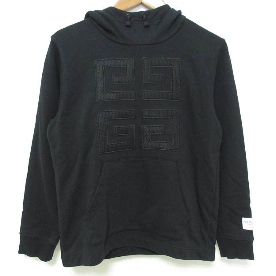 GIVENCHY 黒 パーカー【中古】 GIVENCHY 美品 ジバンシィ キッズ 4G