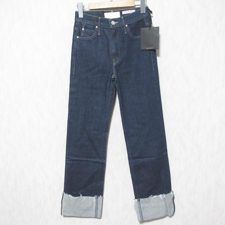 “紙タグ付！”【美品】★MOTHER マザー★カーブ デニム ロンハーマン購入 mother（マザー） 美品 ロンハーマン別注 THE DUSTER CUFF FRAY デニム
