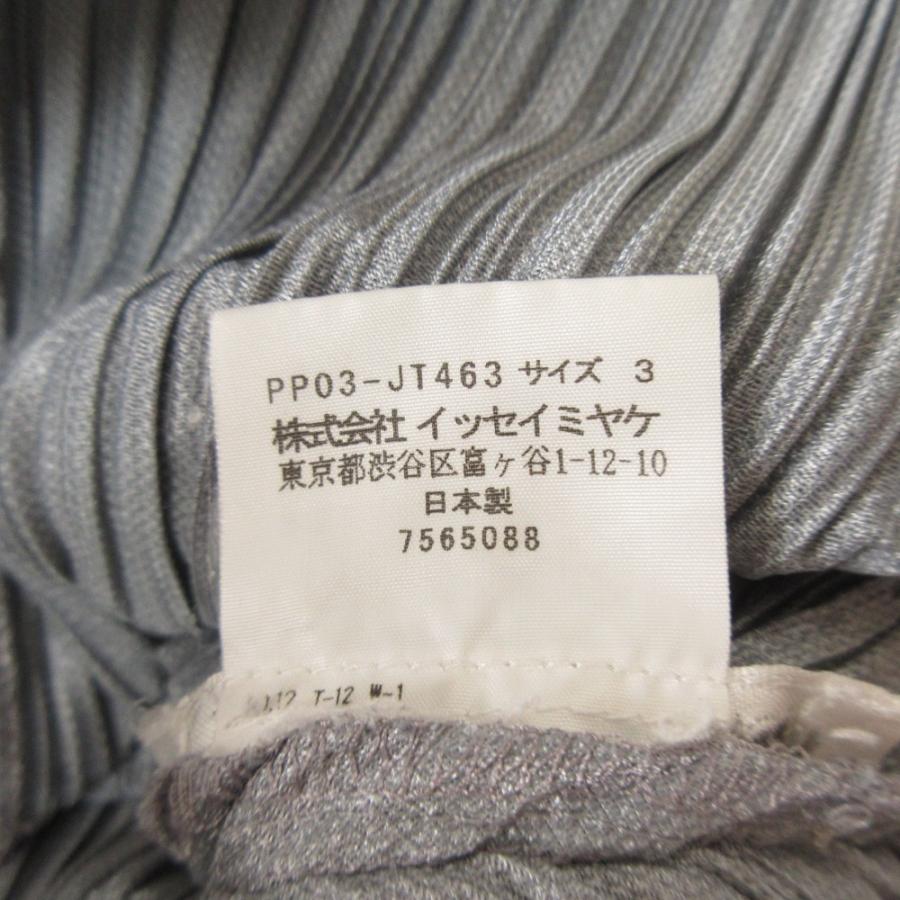 PLEATS PLEASE 美品 プリーツプリーズ イッセイミヤケ Vネック 七分袖 