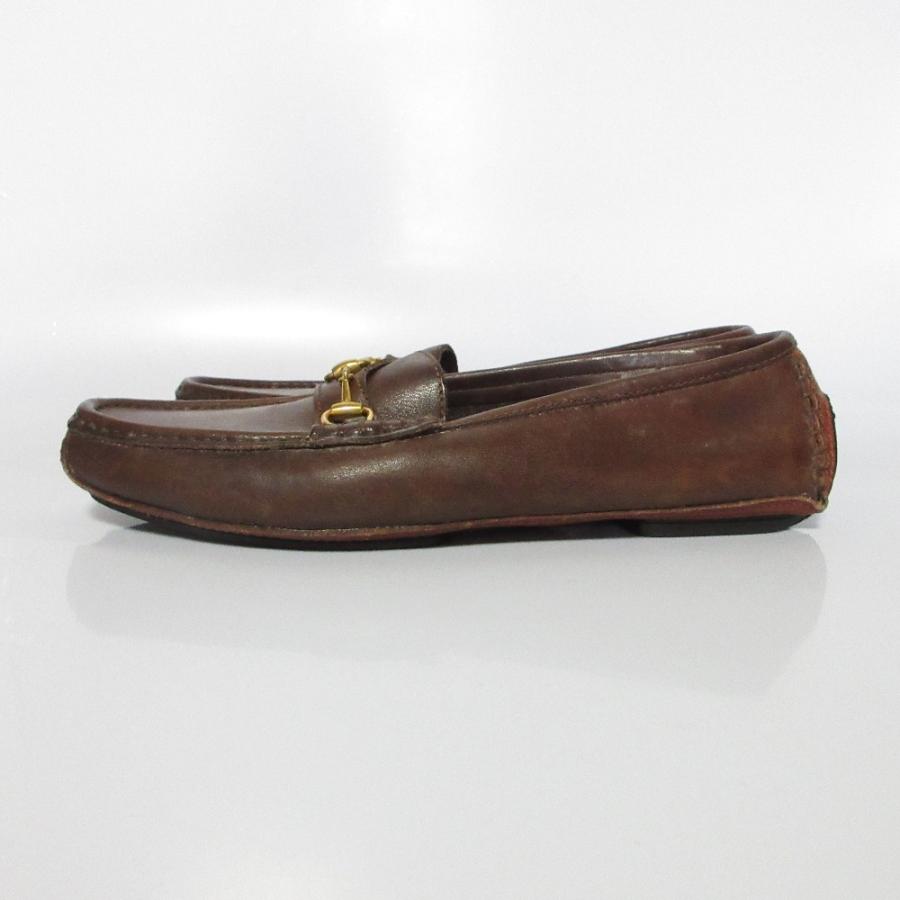 GUCCI（グッチ） 美品 レザー ホースビット ドライビングシューズ