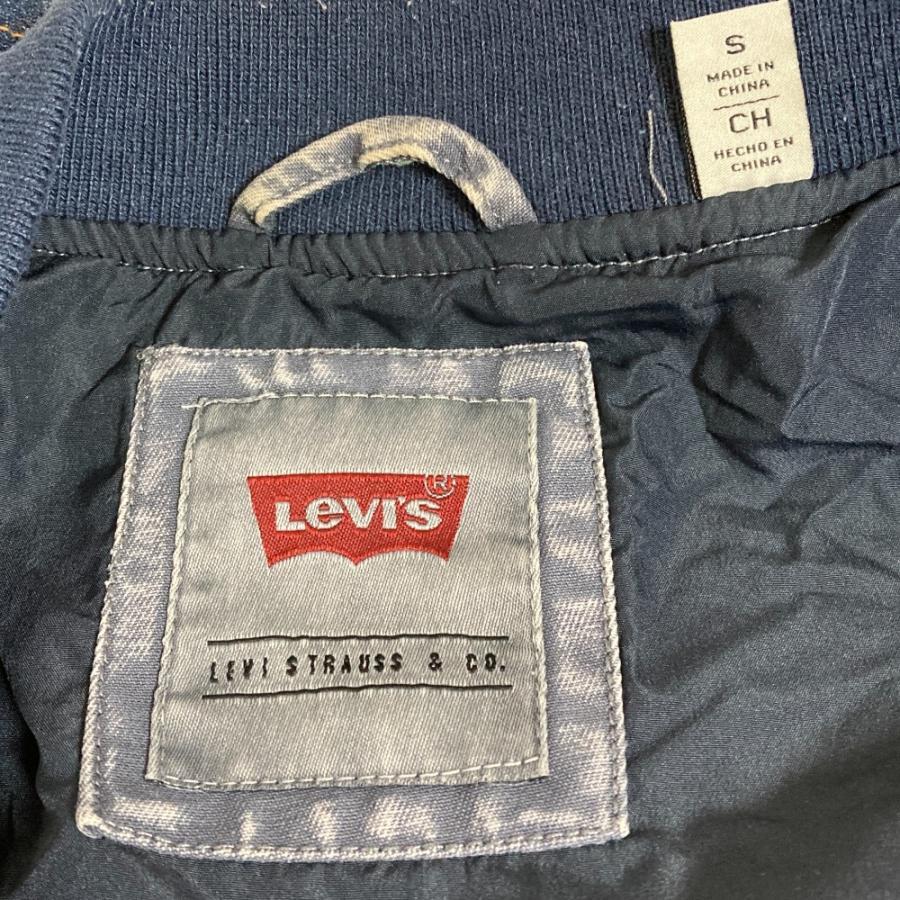 Levi's（リーバイス） 美品 ガーメントダイ ボンバージャケット デニム