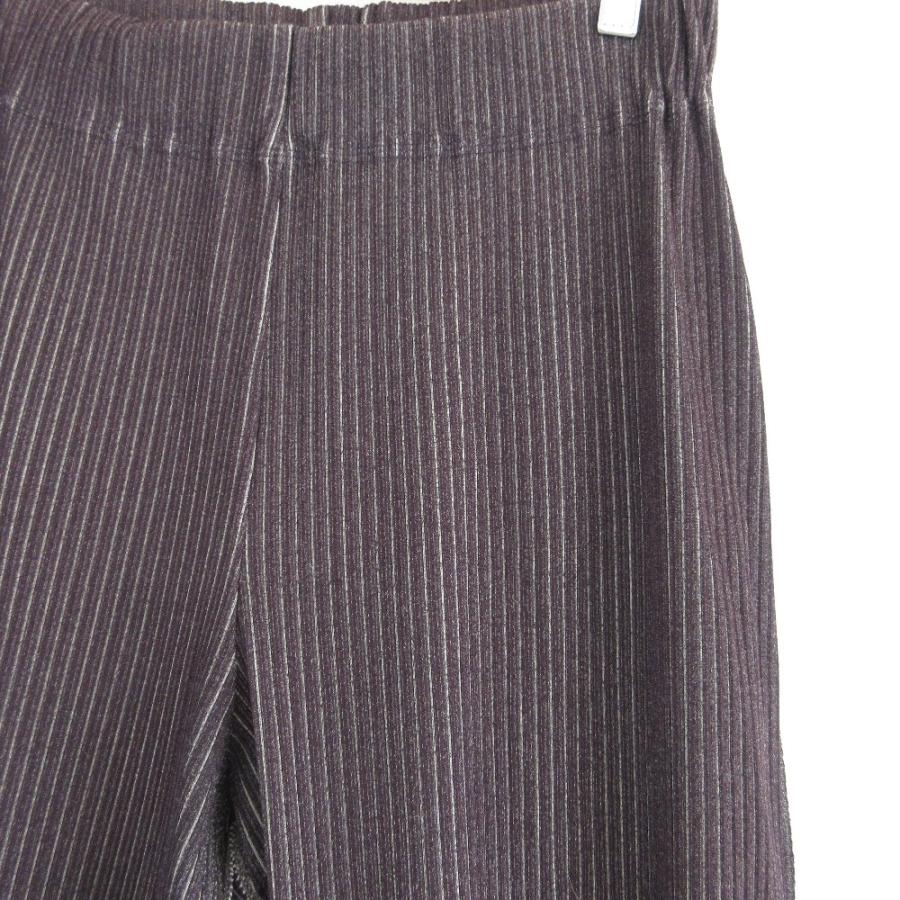 PLEATS PLEASE プリーツプリーズ パンツ サイズ3 ブラウン PLEATS PLEASE ISSEY MIYAKE（カジュアルパンツ ・ ブラウン
