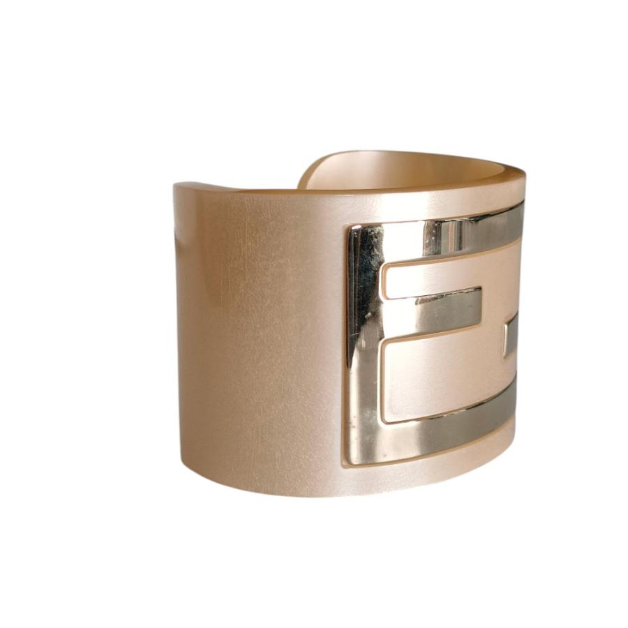 【中古】 Fendi フェンディ ブレスレット バングル FF FFブレスレット FENDI - フェンディ FENDI ブレスレット 喜平 FF チェーン