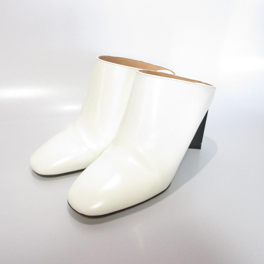 箱付き美品 メゾン マルジェラ レザー ミュール サボ サンダル シューズ Maison Margiela（メゾンマルジェラ） 美品 22 レザー サボサンダル