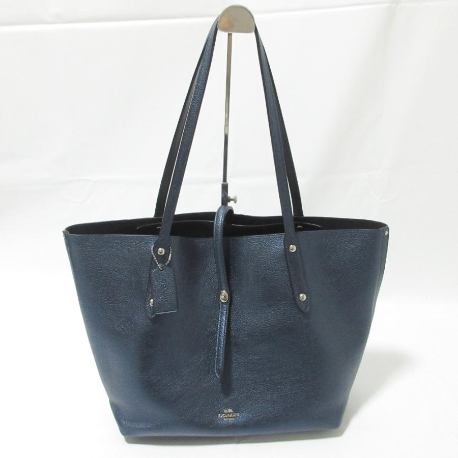 COACH（コーチ） 良品 マーケット トートバッグ レザー セミショルダー 