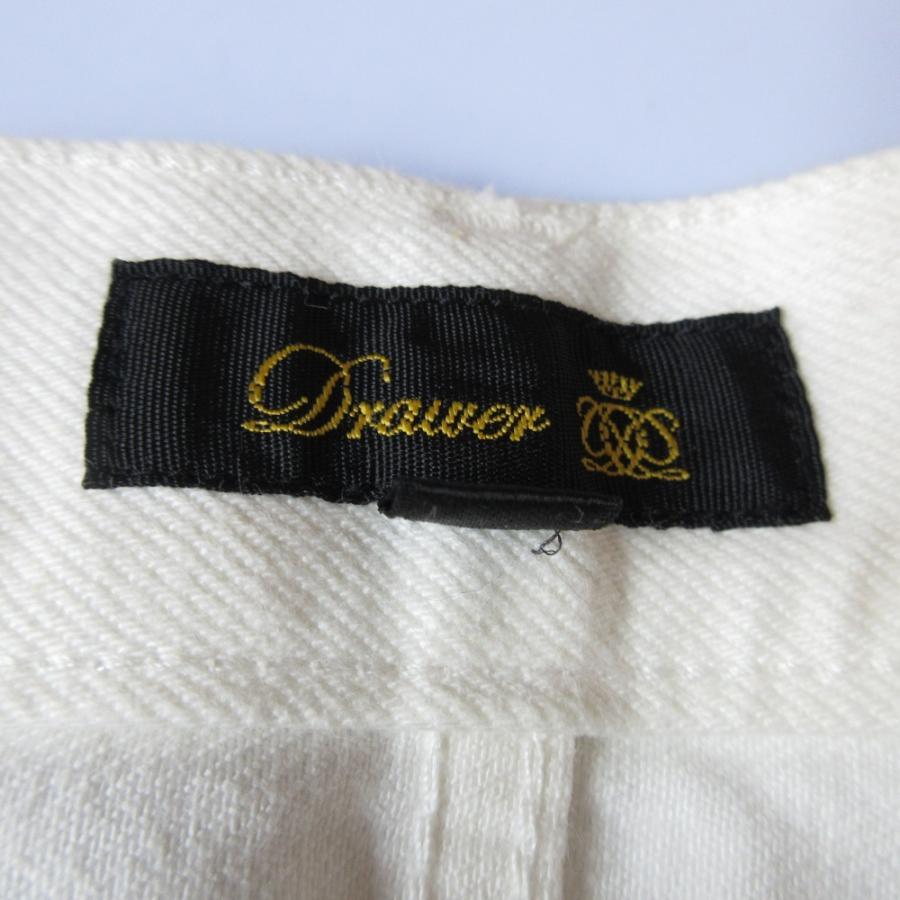 DRAWER（ドゥロワー） 美品 ワイド テーパード デニムパンツ ジーンズ