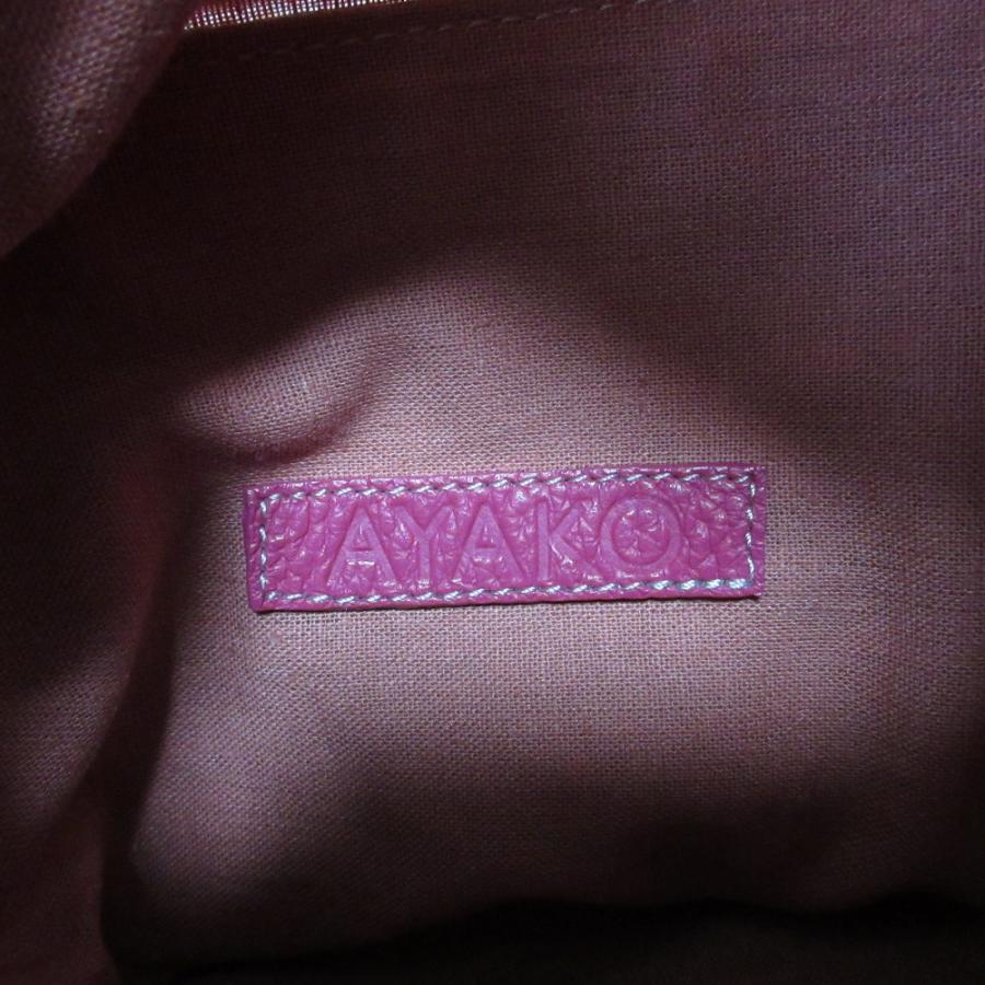 AYAKOバッグ　ポタリ　ピンク 美品 AYAKO BAG アヤコバッグ Pottery Bag レザー ショルダー