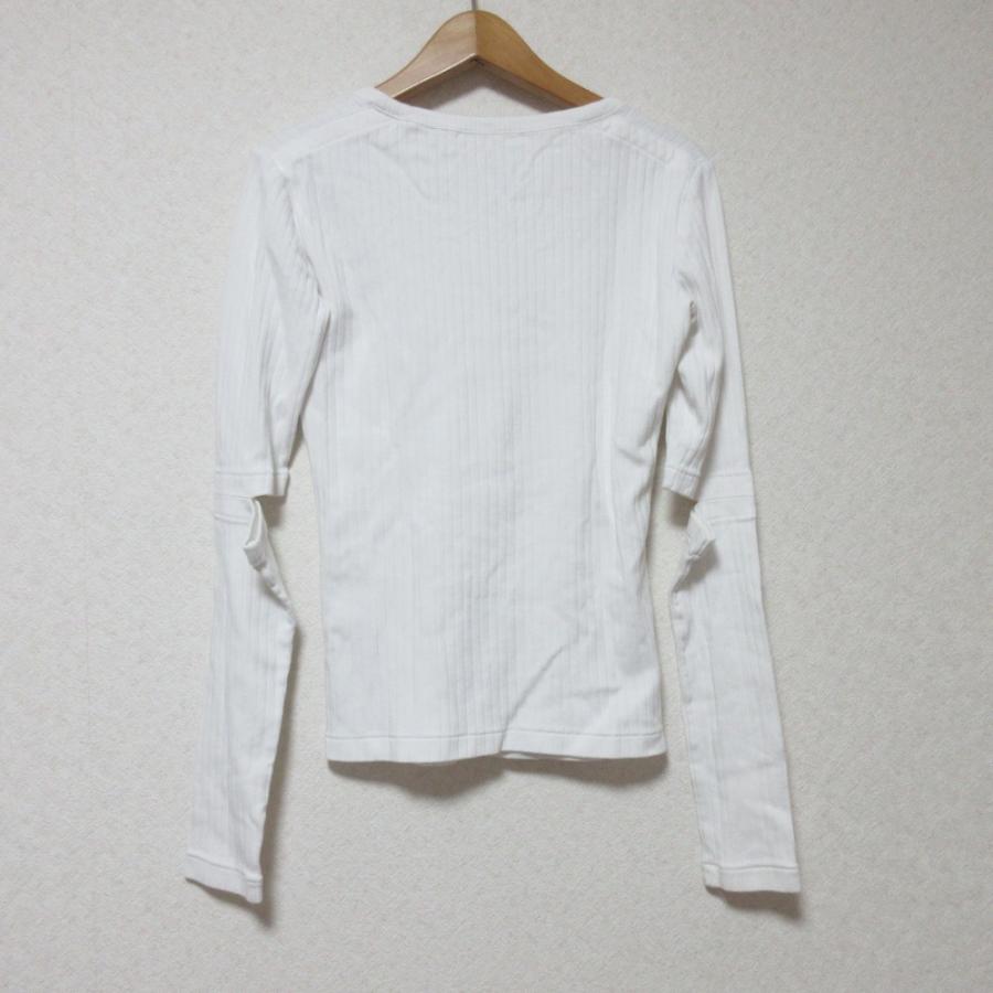 보*様 本人期03AW Helmut lang ロングスリーブカットソー HELMUT LANG（ヘルムートラング） 良品 エルボーカットアウト ロング