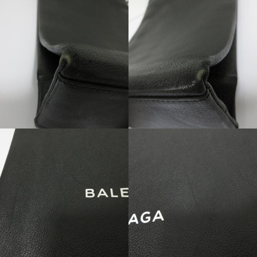 BALENCIAGA ブラックレザー　トートバッグ　バレンシアガ BALENCIAGA ブラックレザートートバッグ
