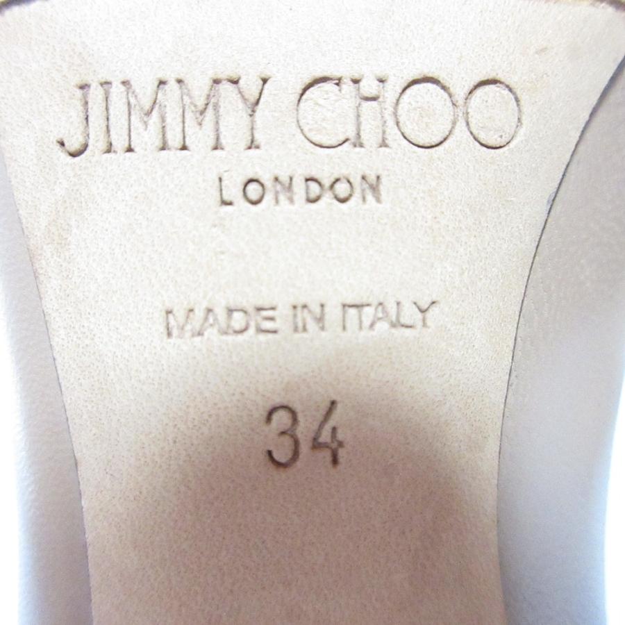 JIMMY CHOO（ジミーチュウ） 良品 レザー ポインテッドトゥ ハイヒール