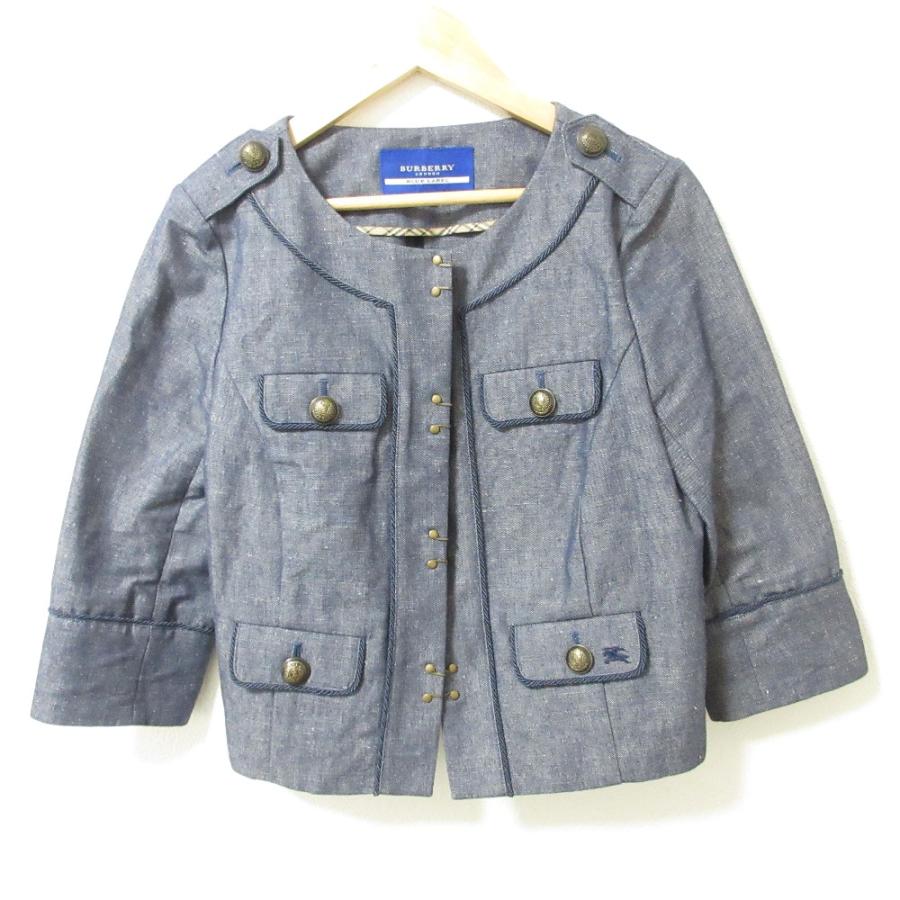 未使用　激安　BURBERRY BLUE LABEL ジャケット38サイズ BURBERRY BLUE LABEL Gジャンデニムジャケット サイズ38 - メルカリ