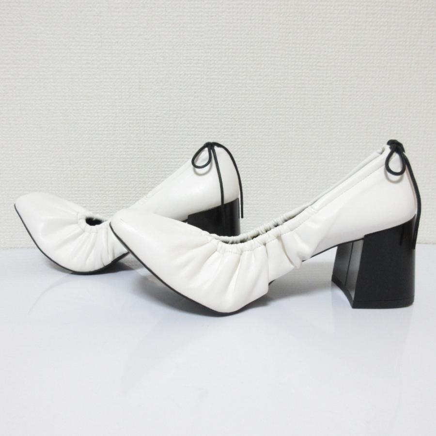 PATOU（パトゥ） 良品 レザー ドローコード スクエアトゥ ブロック