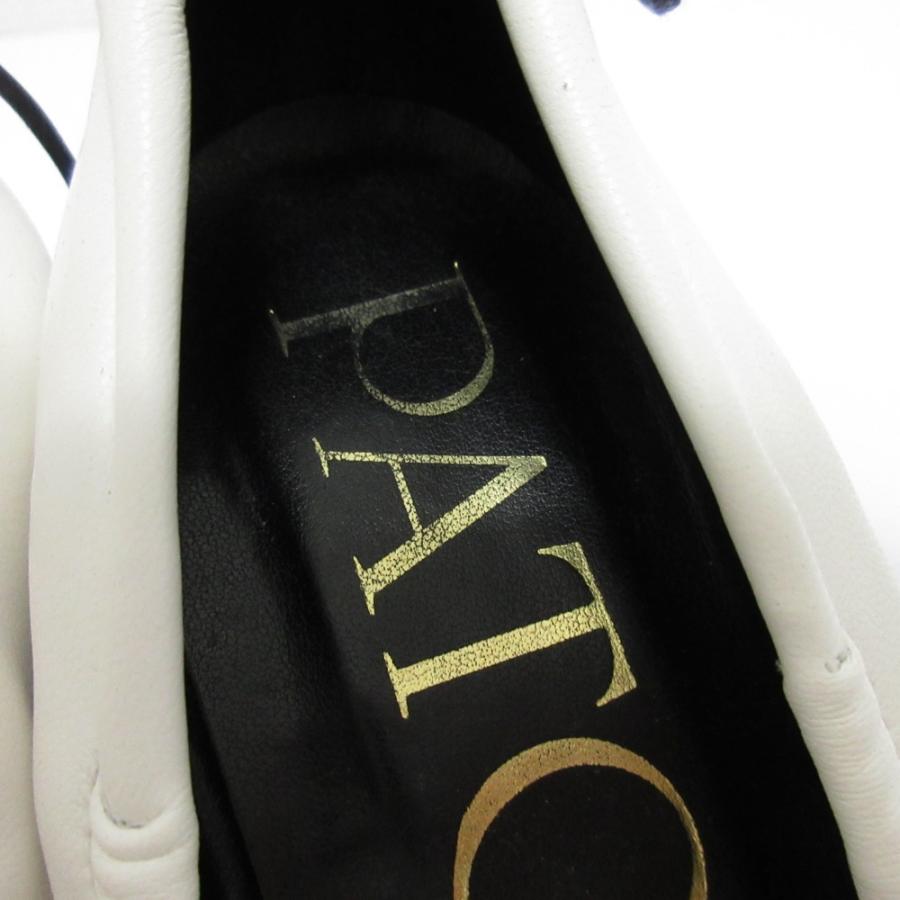 PATOU（パトゥ） 良品 レザー ドローコード スクエアトゥ ブロック