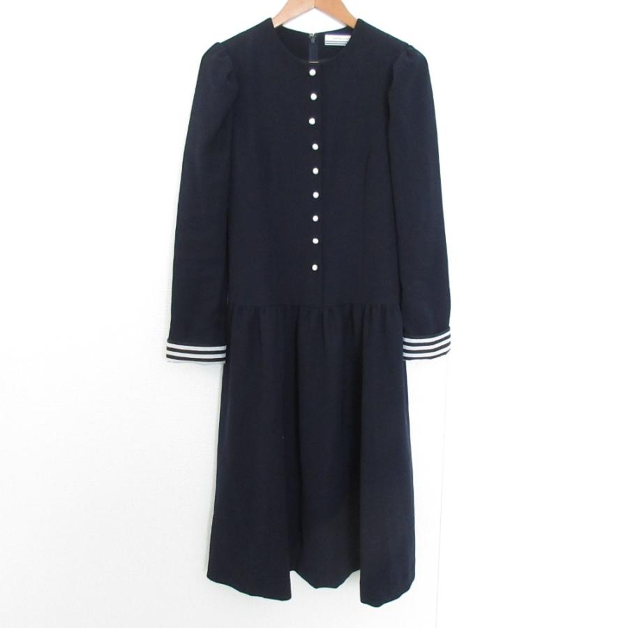 BORDERS at BALCONY ネイビー ワンピース 36 【公式通販】