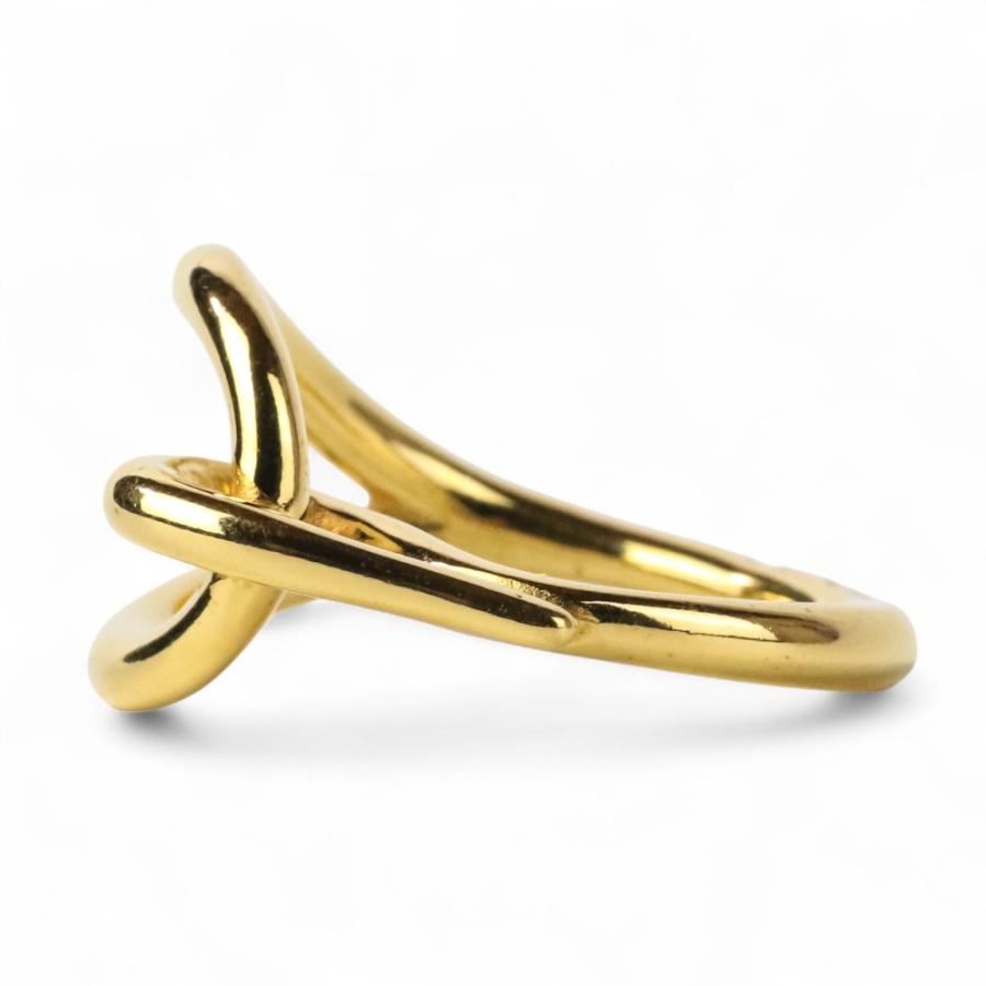 HERMES（エルメス） 美品 ジャンボフック スカーフリング ゴールド