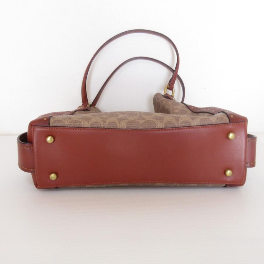 COACH（コーチ） 美品 シグネチャー イーディー ワンショルダーバッグ 