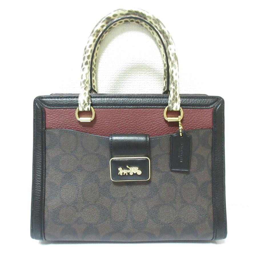 COACH（コーチ） 美品 グレース キャリーオール シグネチャー 2way 