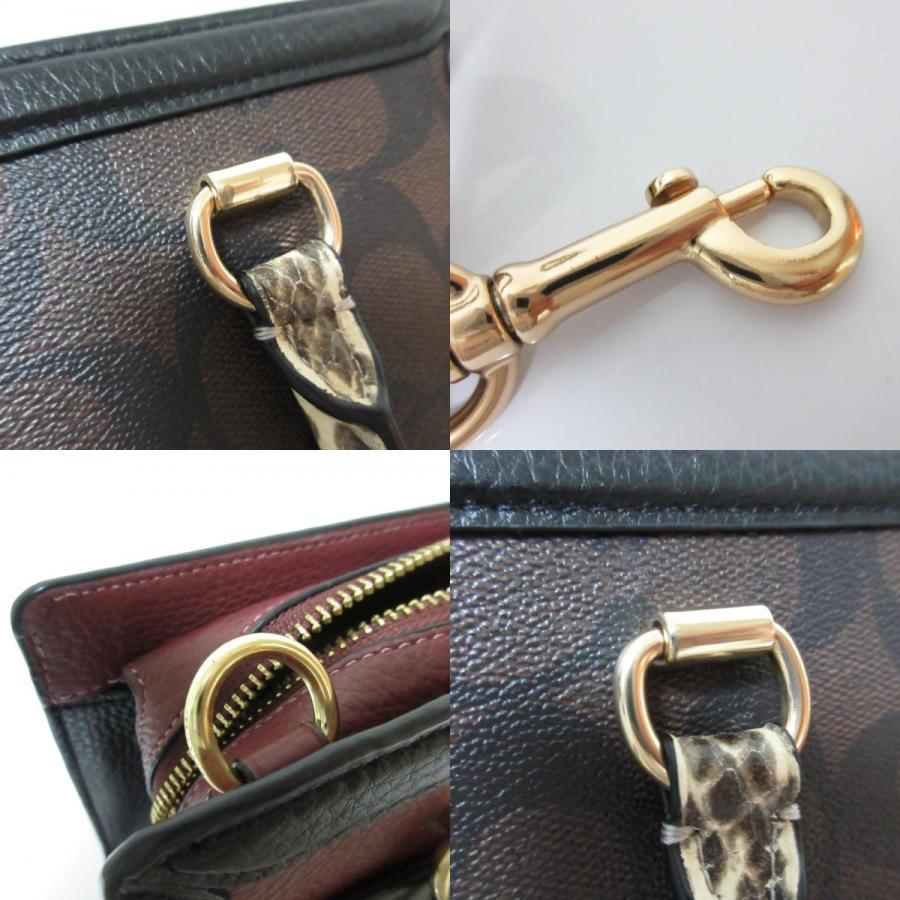 COACH（コーチ） 美品 グレース キャリーオール シグネチャー 2way 