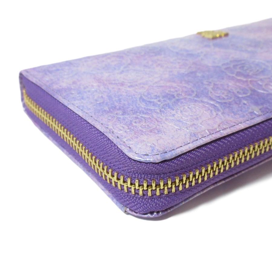 アナスイ　長財布　ローズハート　ラベンダー　新品　未使用　バタフライ アナスイ ANNA SUI ローズハート ラウンド長財布 （ラベンダー