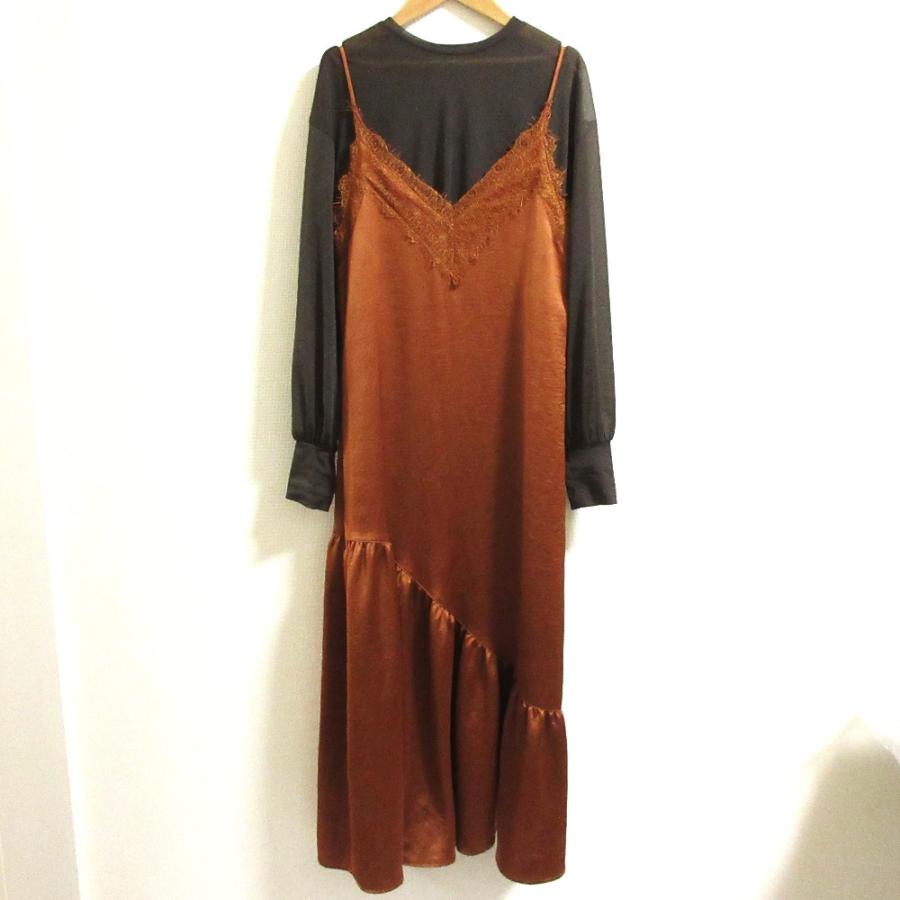 Ameri（アメリ） 良品 LADY LAYERED CAMI DRESS ワンピース
