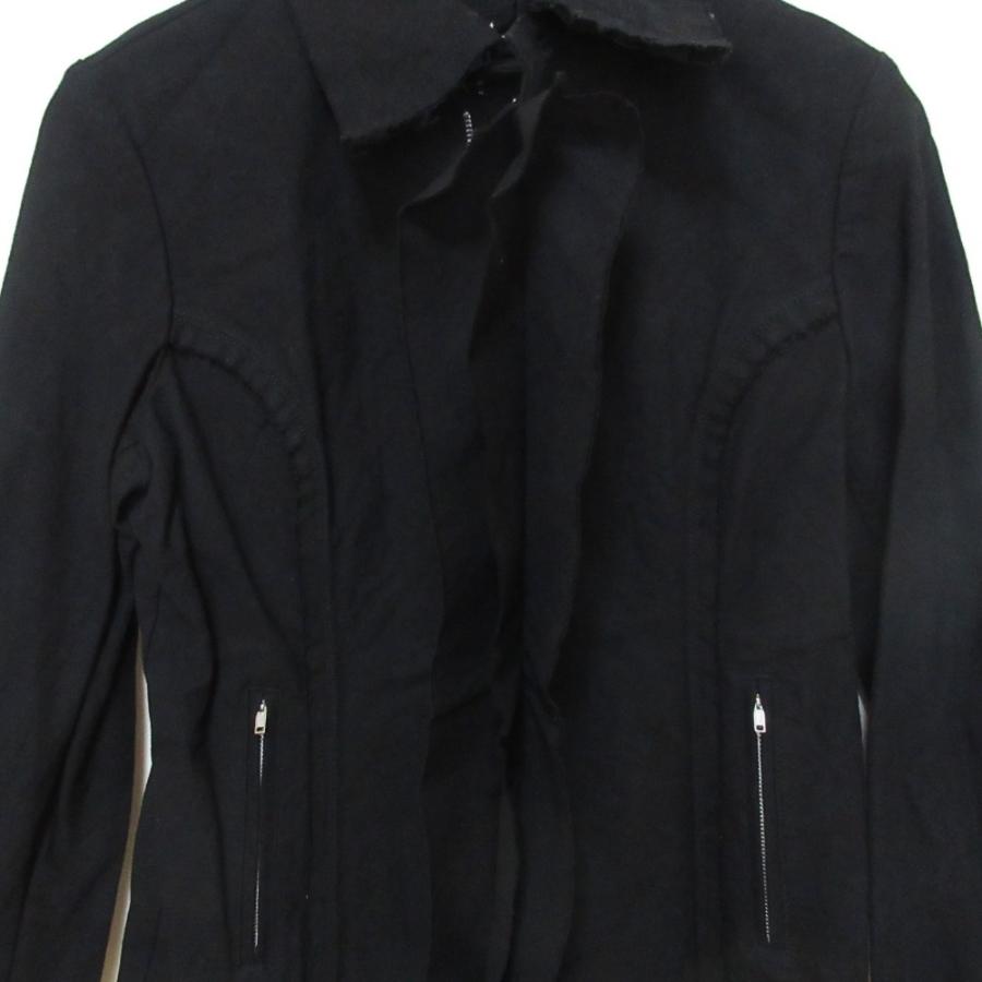 美品 AD2001 Tricotコムデギャルソン デニムジャケット Y2K BLACK