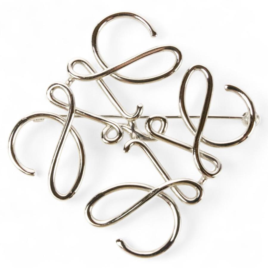 LOEWE ロエベ シルバー ロゴマーク アナグラム ブローチ LOEWE ロエベ シルバー ロゴマーク アナグラム ブローチ - メルカリ