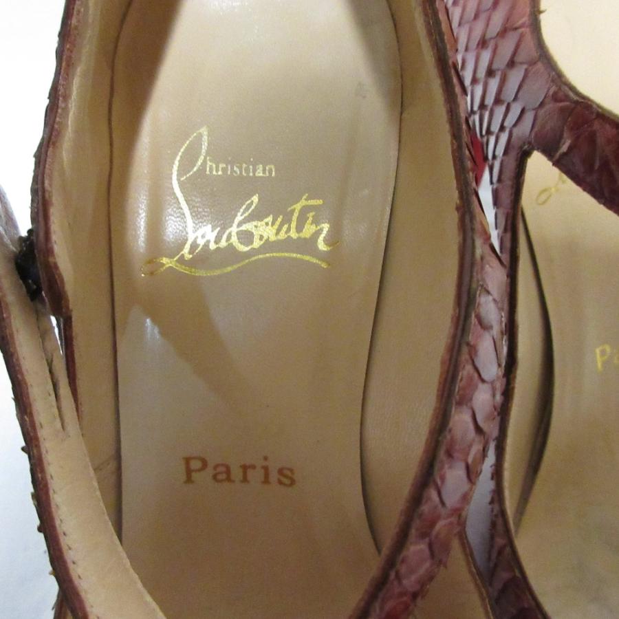 Christian Louboutin（クリスチャンルブタン） 良品 パイソンレザー