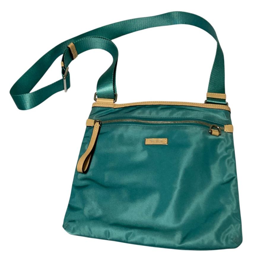 美品✨TUMI トゥミ　ナイロン　クロス　ボディバッグ　ゴールド金具 TUMI（トゥミ） 未使用 CAPRI CROSS BODY ナイロン ショルダーバッグ