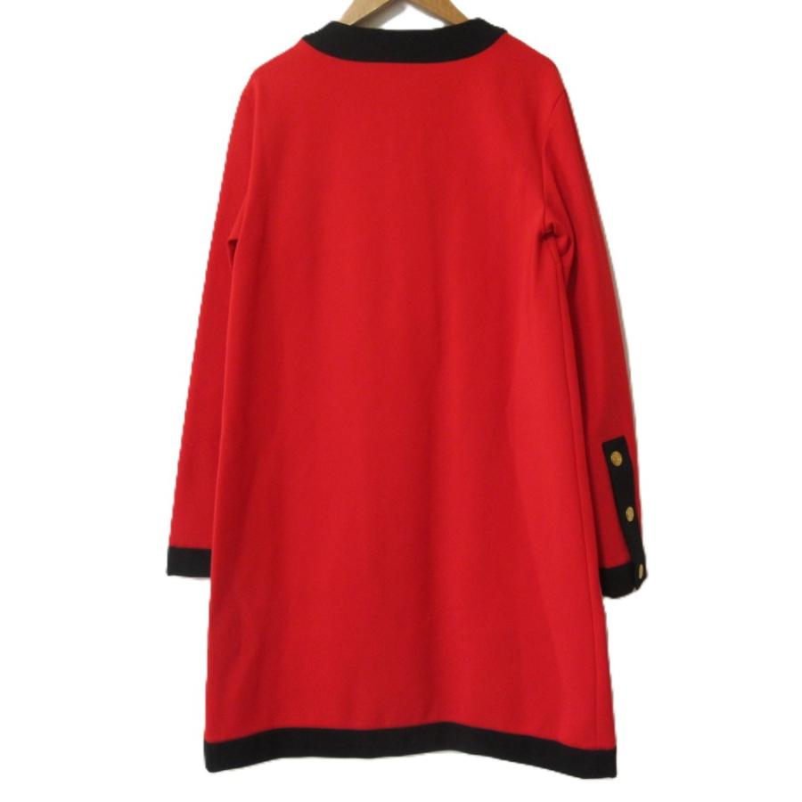 GUCCI（グッチ） 未使用 金ボタン ストレッチ 長袖 ひざ丈 ワンピース 