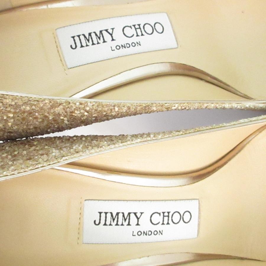 JIMMY CHOO（ジミーチュウ） 美品 Romy 85 グリッター ハイヒール