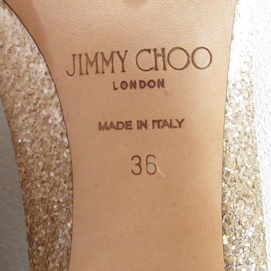 JIMMY CHOO（ジミーチュウ） 美品 Romy 85 グリッター ハイヒール